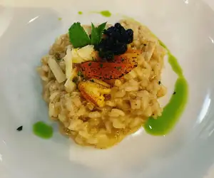 Dungeness crab risotto